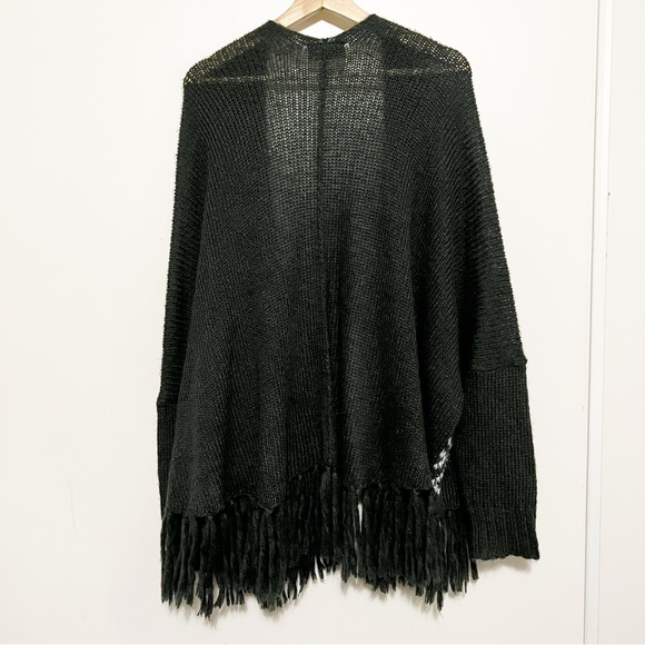 Wooden Ships Fringe Cardigan Sweater M/L - Picture 4 of 8